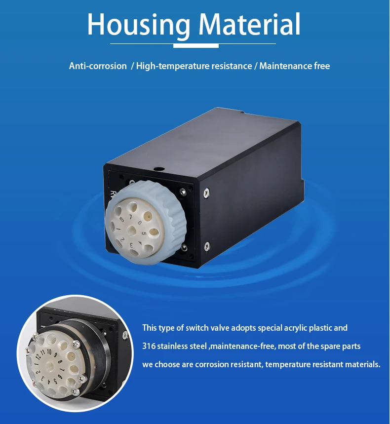 Runze High Precision Electric Rotary Multiport Selector Valve Buy