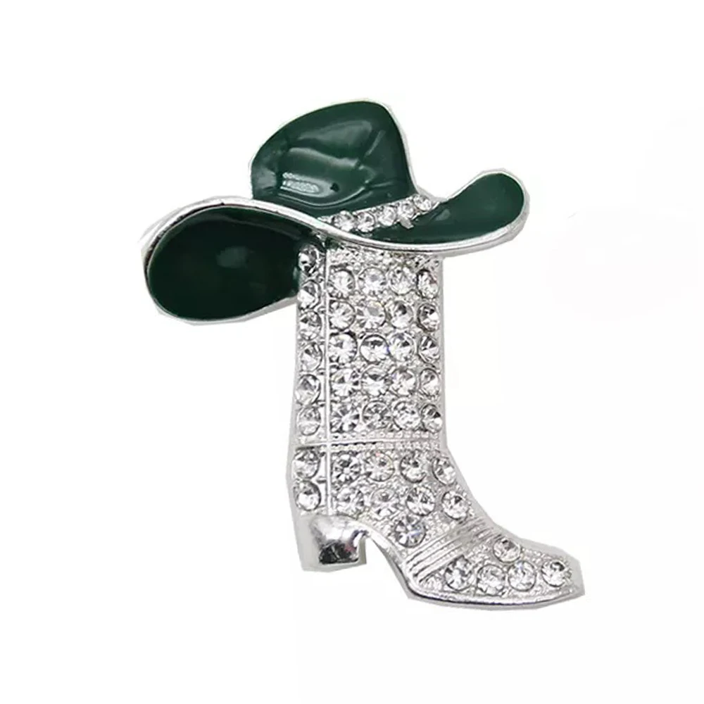 broche botte de noel rouge et strass 4x3 cm femme pin up retro