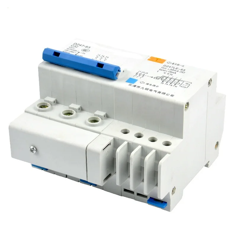 Dz47le-63 3p + N Three Phase Four Wire Thick Conductor Can Be Assembled  With Leakage Indication Miniature Circuit Breaker - Buy Miniature Circuit  Breaker,Dz47le-63 3p + N,Circuit Breaker Product on Alibaba.com