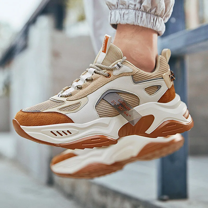 2020 New Spring running shoes men sneakers color matching sports shoes men casual breathable trendy shoes