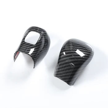 Car accessories for Civic Interior carbon fiber All-inclusive gear shift head cover decoration
