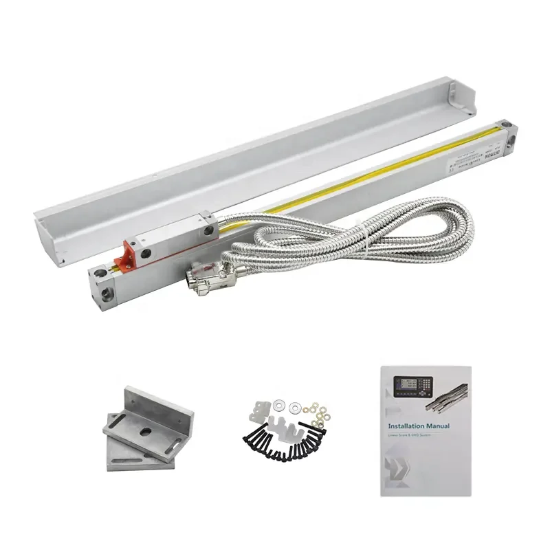 Codificador Lineal QZCX - Pantalla Digital DRO De 2/3 Ejes Para Torno Y Fresadora, Resolución Hasta 0.5 µm, Señal TTL, Modelo SNS-3V