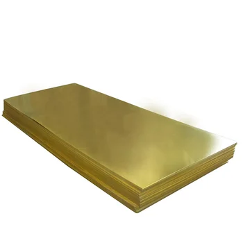 0.15mm to 2.2mm Thick Brass Copper Alloy Sheet Plate for Hotel Decoration