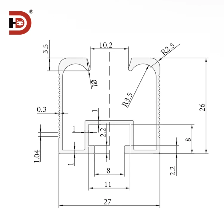product 2627 wind batch suspension rail aluminum alloy profile production line sliding track working platform suspension wheel-3
