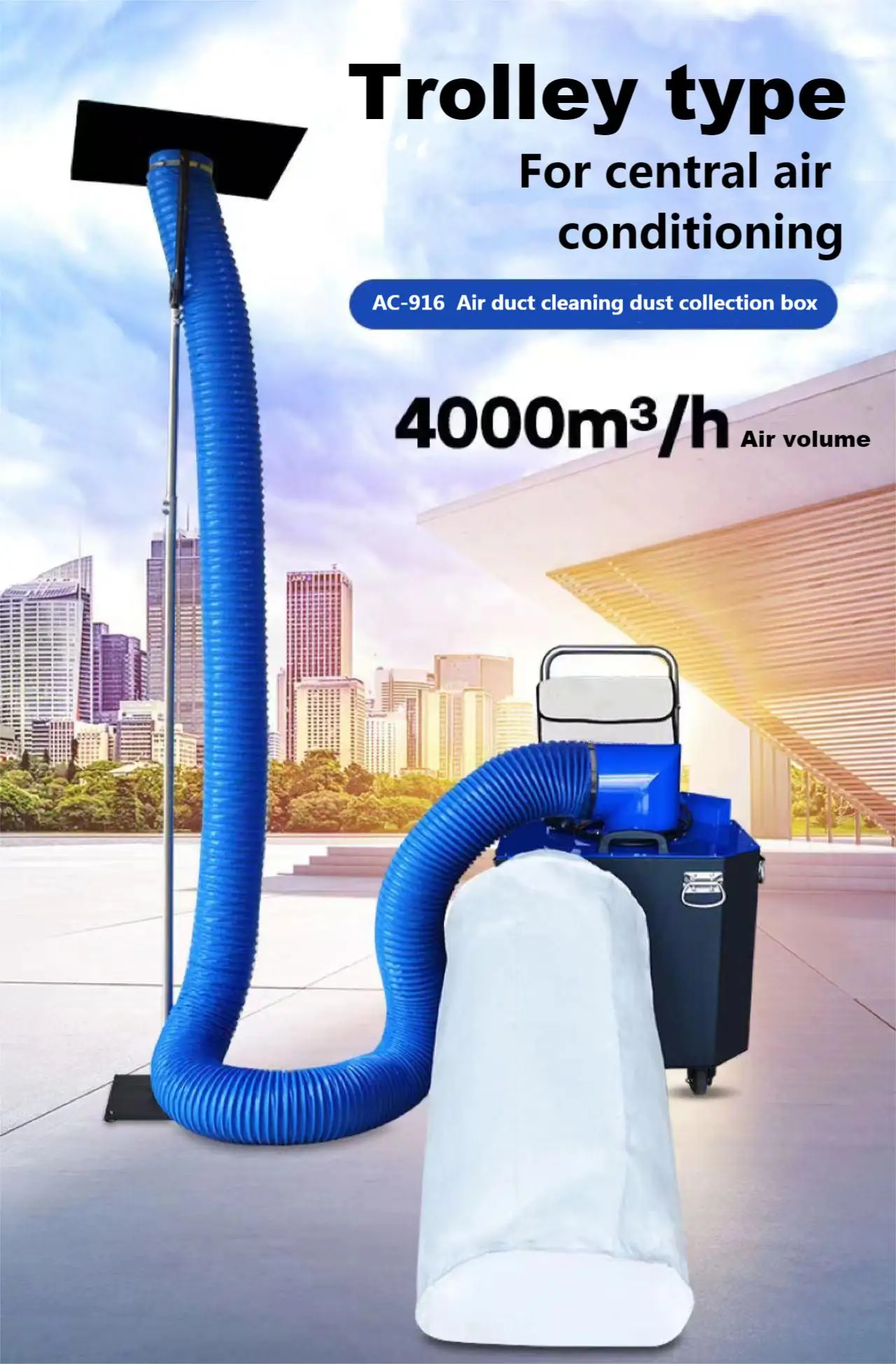 Arcsecobot Lowcost Air Exhaust Duct Cleaning Machine For Air