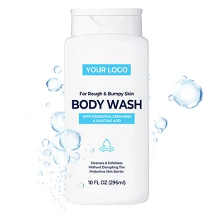 Herbal Purifying Balance Body Wash with Salicylic & Hyaluronic Acid Deep Cleansing Shower Gel for Acne-Prone Skin Hydration