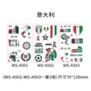 Bandera italiana ws-a501-503-3 piezas/juego-76120mm