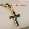 Gold Blue Pendant