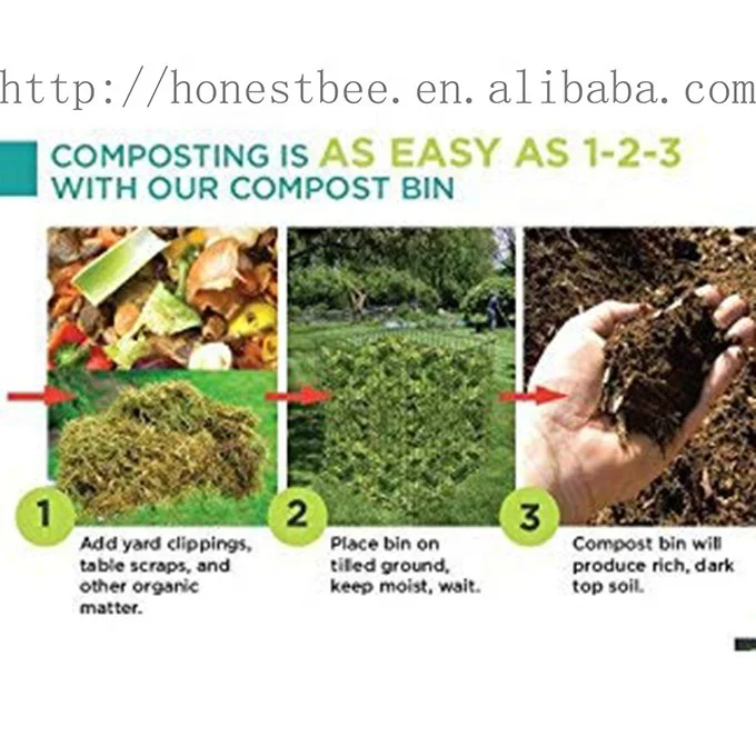 
 Проволочная садовая корзина для хранения компоста  