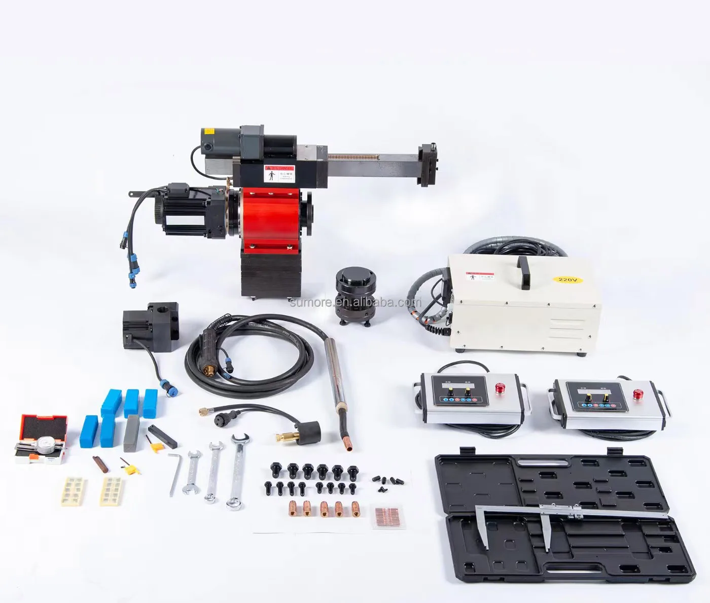 Sp251 Automatic Portable Shaft End Lathe Journal Lathe With Circular