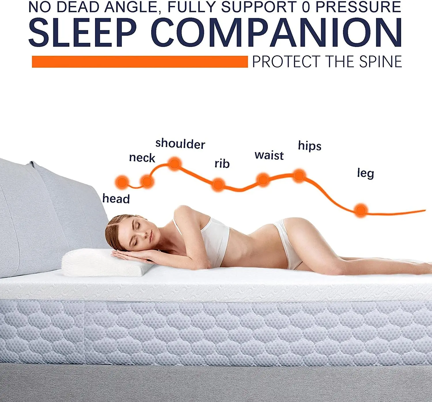 Mattress Topper California King 4inch Medium Firmness Memory Foam