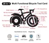 20-in-1 Bicycle Shape Card Tool