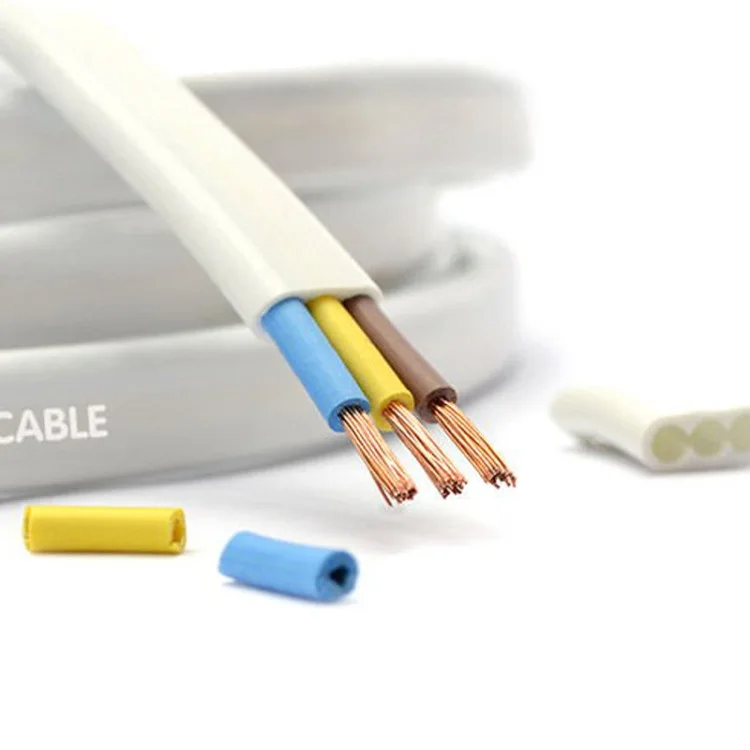Cable  manufacture  Flat Cable BVVB 2X1.5mm2   Flat Twin and Earth Cable Electrical Wire