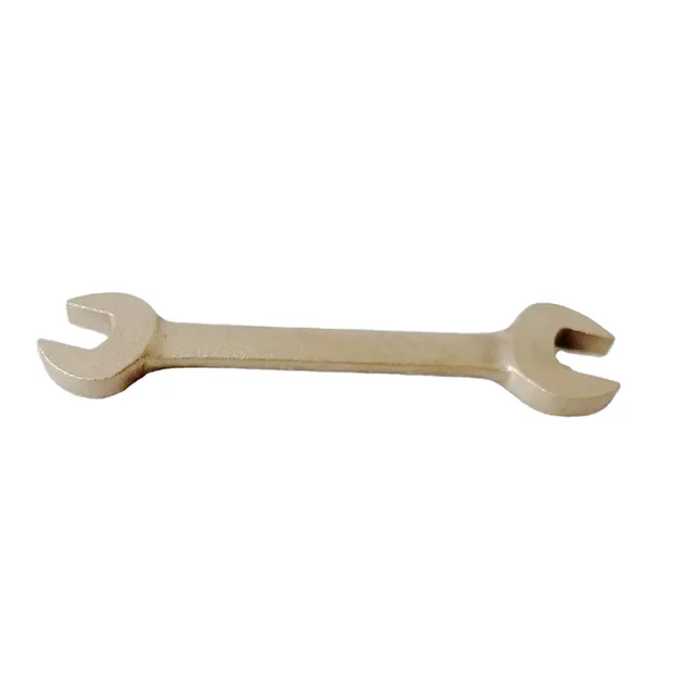 Aluminum Bronze Double Open End Wrench 14*16mm Non-Sparking Tools with OEM Customization Metric Measurement System