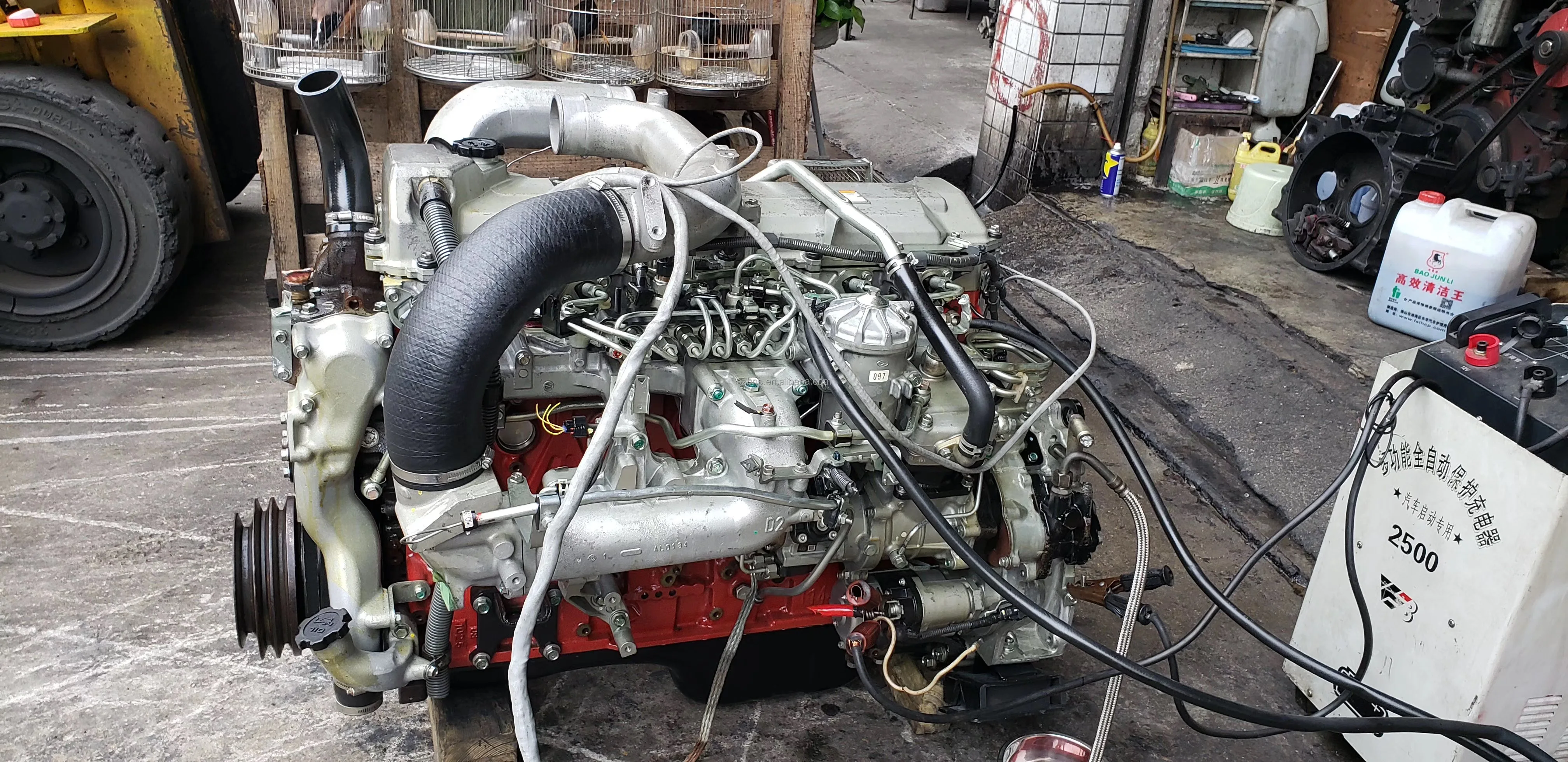 Low Mileage Second-hand Complete Engine  Assembly Jo8e J08e-tm Jo5e Diesel Engine for   Sk330-8 Excavator