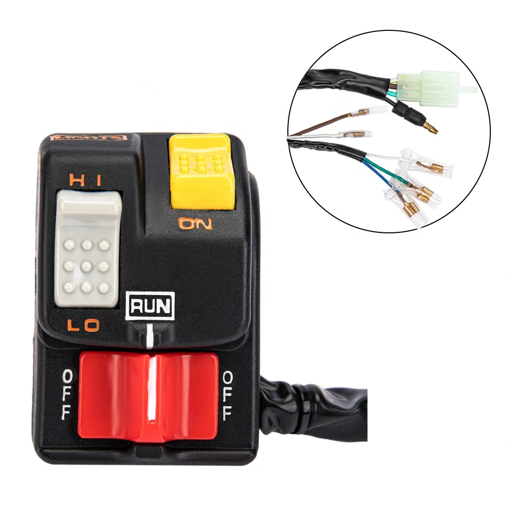 Новый левый руль 35200-HA5-670 35200-HA5-671 35200-HA5-672 для Honda ATC350X 1985-1986