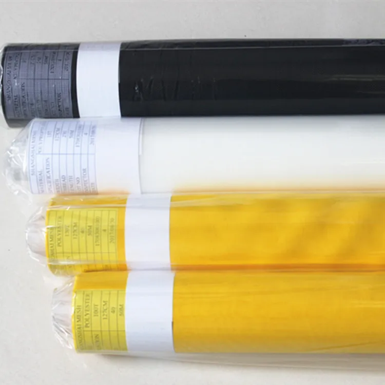 43/100t 90 micron 120 polyester silk screen print mesh with mesh  Bolt Cloth 39T 43T 47T 54T 59T 64T 72T 77T 80T 90T 100T 120T