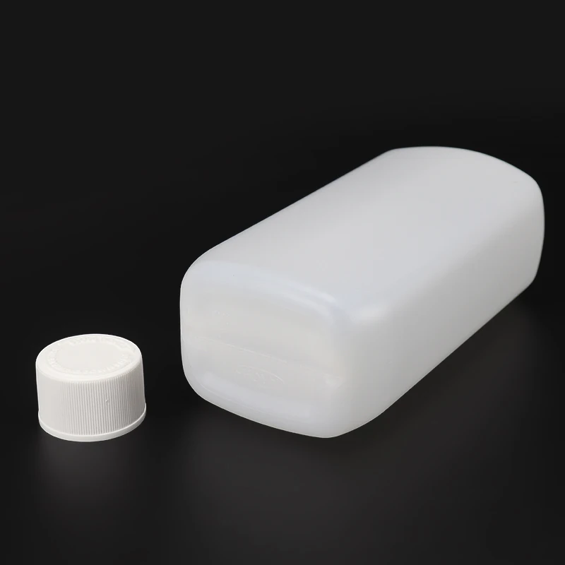 Modern HDPE Arch Frost Coffin with Translucent Round Oblong Design Child-Resistant Cap Foil Seal-for Liquid Cough Syrup Bottle