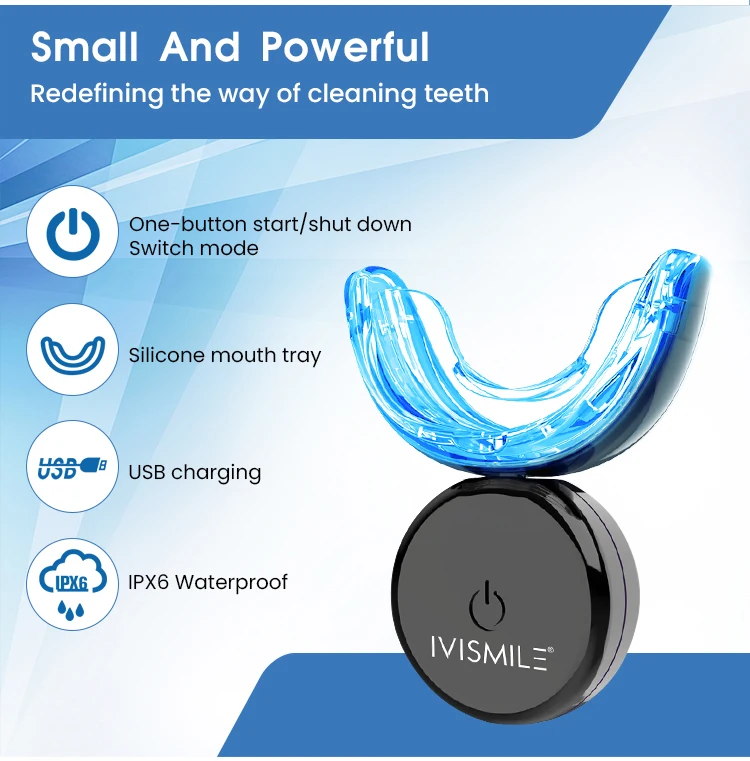 Oem Private Logo Rechargeable Waterproof Whitening Wireless Teeth ...