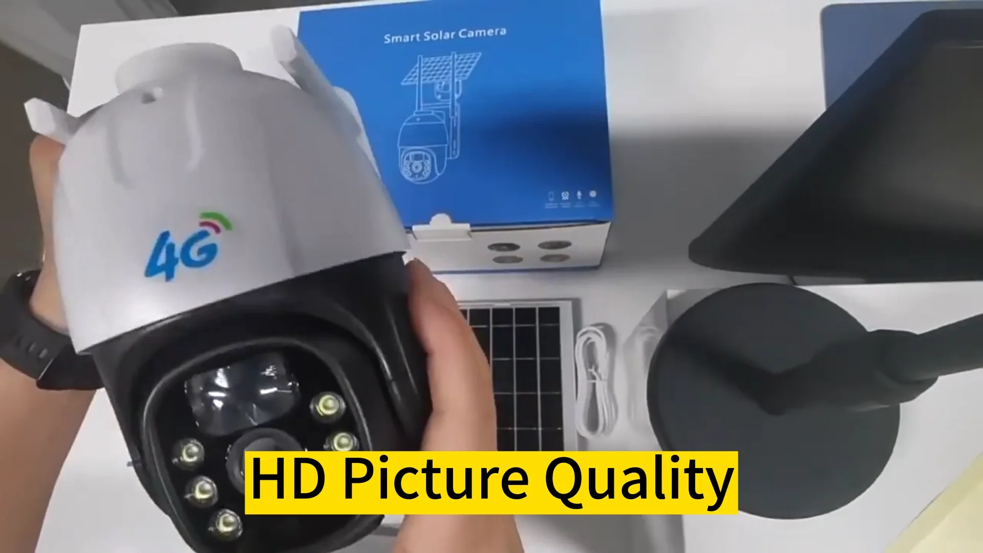 5mp 4g Wifi Survalance Cameras Color Night Vision Battery Solar Panel