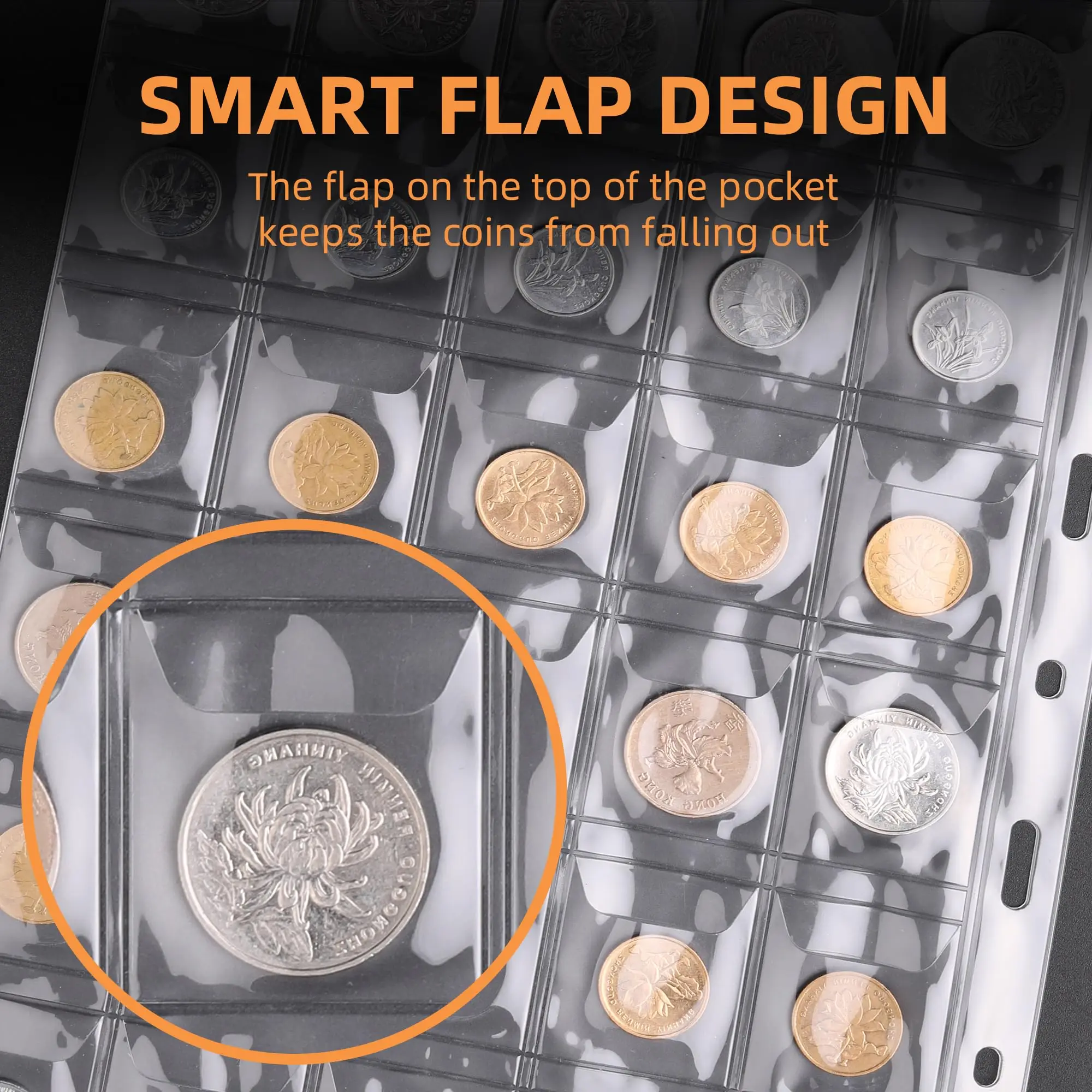 收藏家硬币收集书，220口袋防火硬币收集架相册，硬币收集组织者储物盒| Alibaba.com