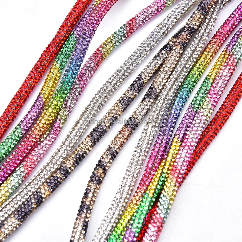 6mm Glass Rhinestone Chain Bridal Trim 