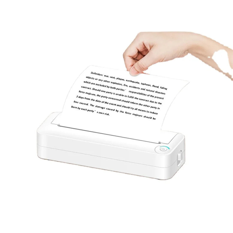 Inkless Portable A4 Size Printer For Pdf Document Printing Wireless