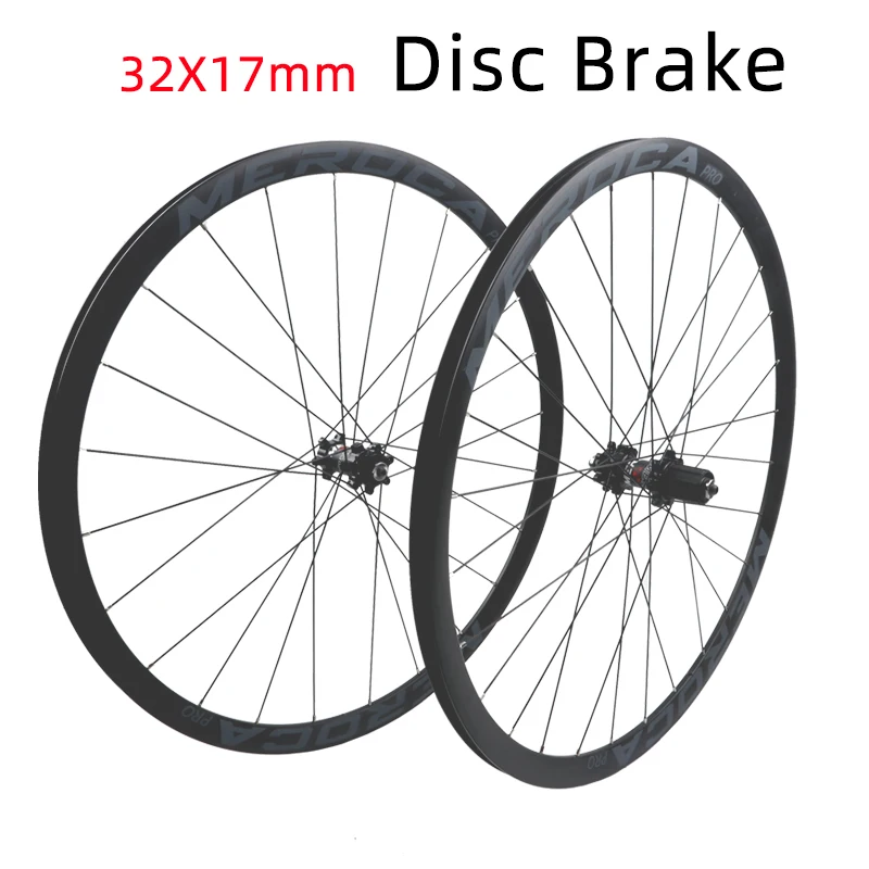 MEROCA ロードバイク ディスクブレーキ ホイールセット 700C Vブレーキ