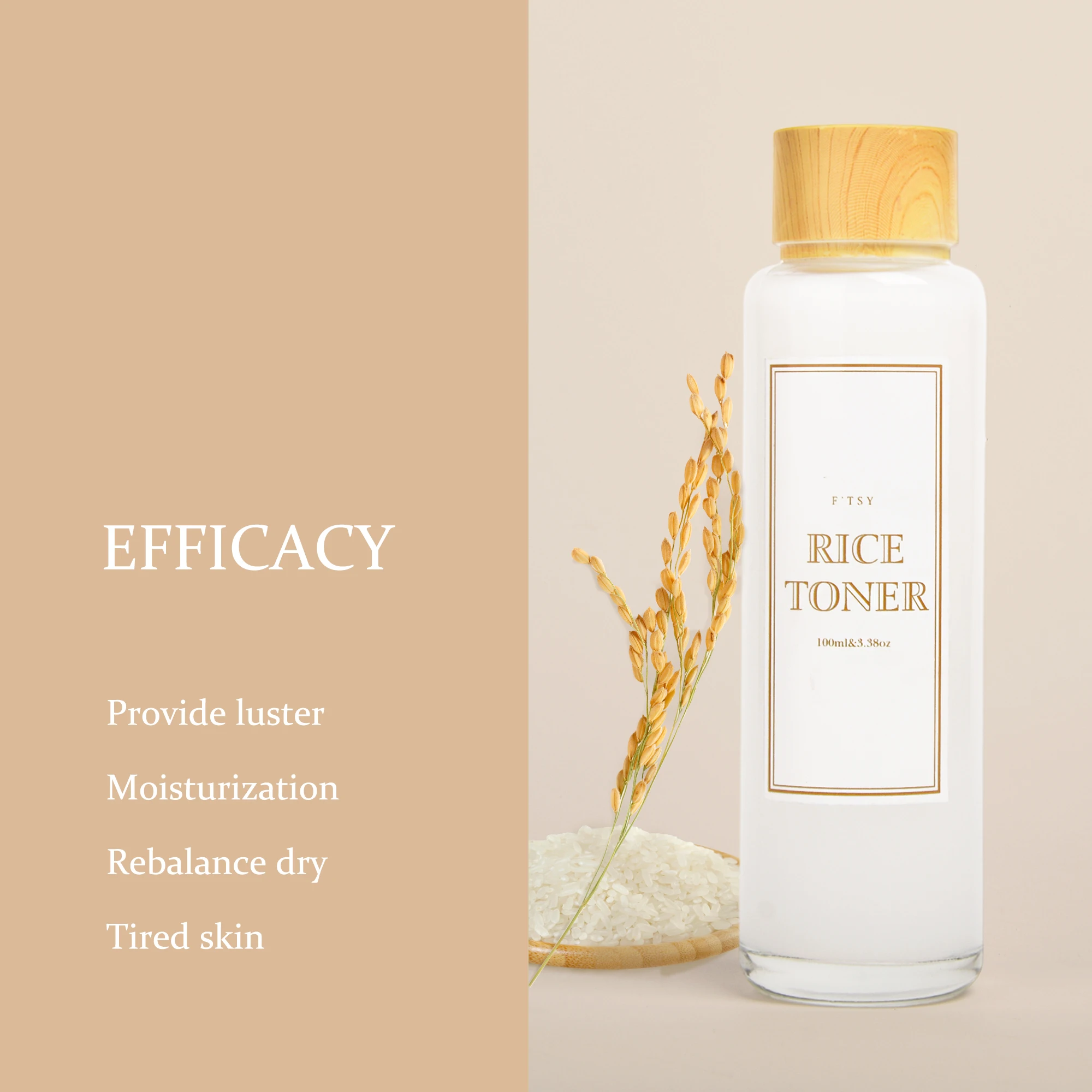 Korea Natural Rice Skin Care Set - Anti Aging & Whitening