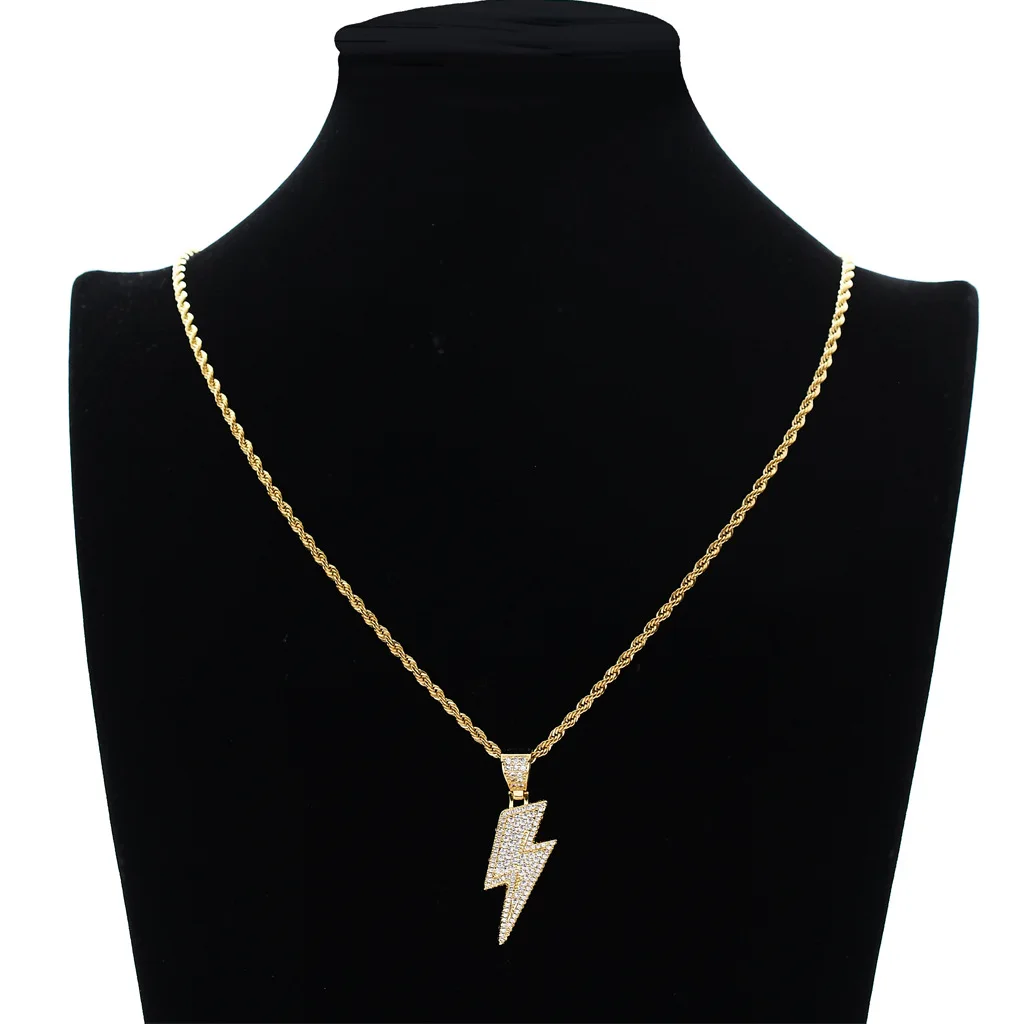 Men's Hip Hop Rock Jewelry - Iced Out Cubic Zircon Pendants