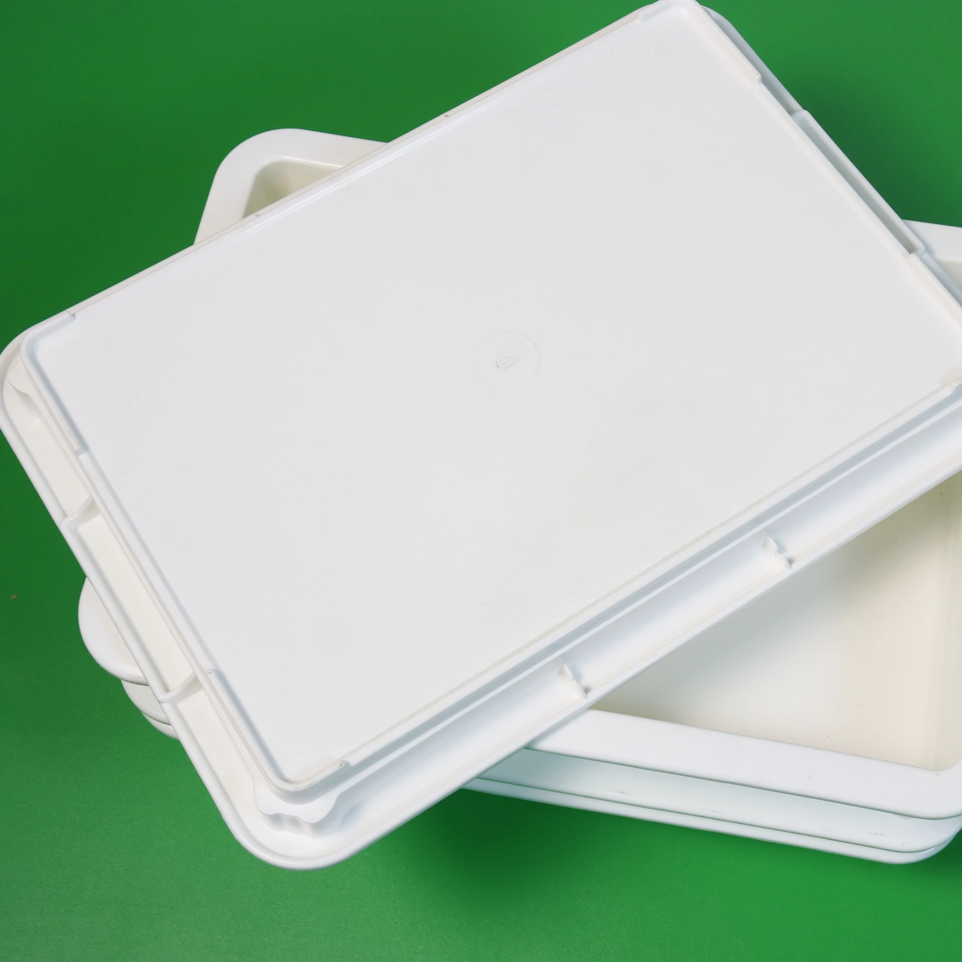 Dough Box Stackable Storage Pizza Trays Plastic Crates Dough Tote Case Boxes for Food Durable Storage Bin