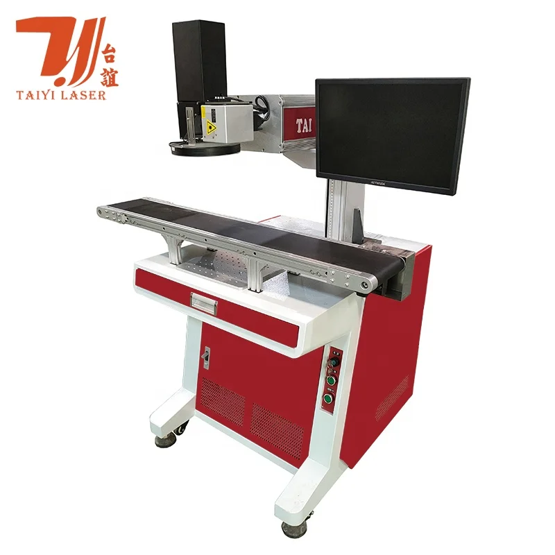 Digital Timer Circuit Breaker ABS PC Camera Automatic Positioning Visual UV Laser Marking Machine