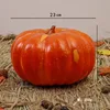 23cm dark orange dwarf pumpkin