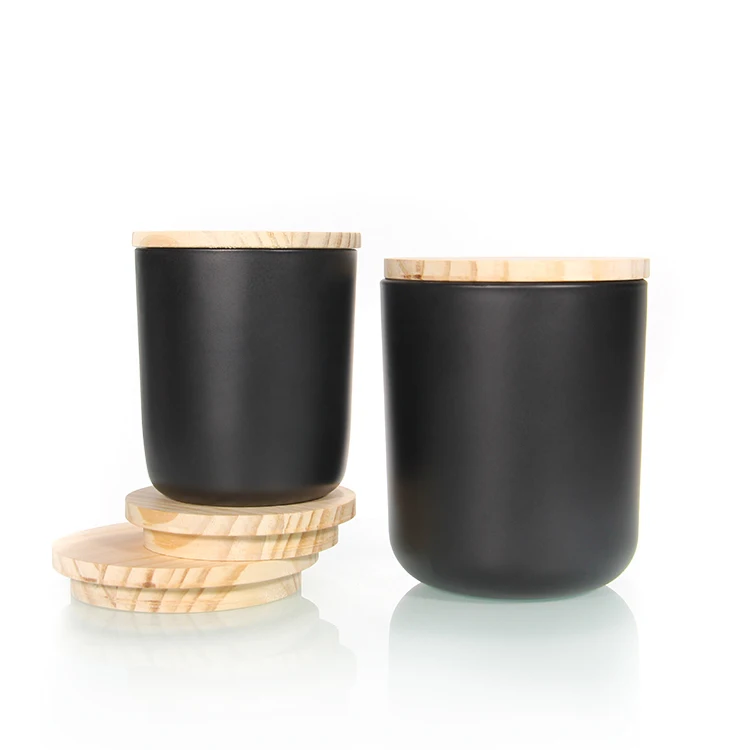 Custom 10 oz empty ceramic candle jars