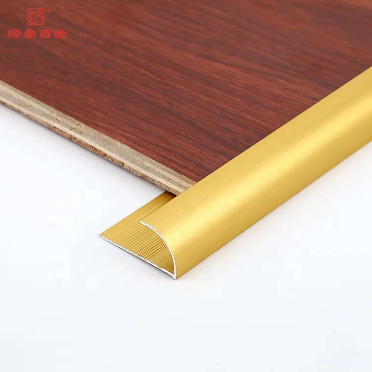 Aluminium Straight Edge Protective Metal Tile Edge Ceramic Tile Trim Ceramic Tile Steel Side Wall Protection Aluminum Foot Line