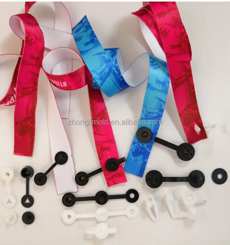 One Time Use Plastic Snap Button For Fabric Festival Wristbands Buy