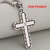 Pendentif argent noir
