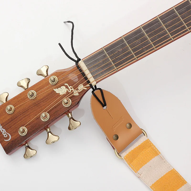 Guitar Strap Bundle With 3 Picks+2strap Locks+1strap Button For Acoustic And Electric Guitars