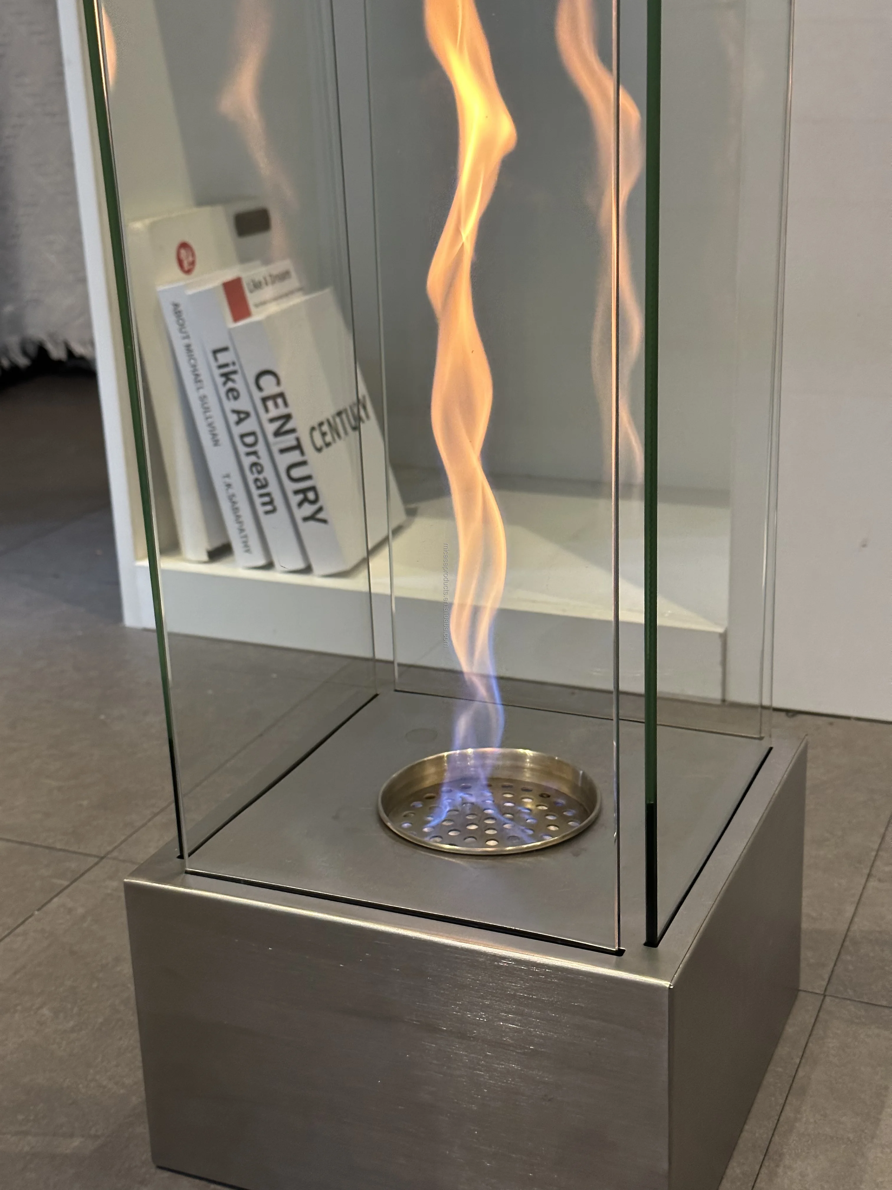 Modern Design Spiral Flame Ethanol Fireplace Bio Ethanol Fireplace ...