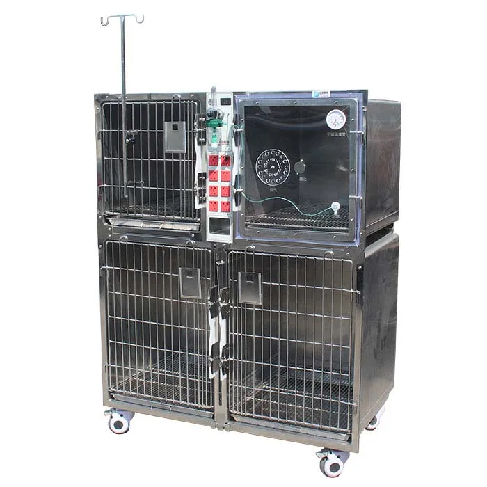 Medical Veterinary Oxygen Cage 304 Stainless Steel Vet Care Oxygen Cage For Dogs Cats View Stainless Steel Pet Care Oxygen Cat Dog Cage In Vet Shop Clinic Hospital Msl Product Details From Medsinglong Co Ltd On