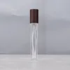 Four-sided transparent dark beech wood