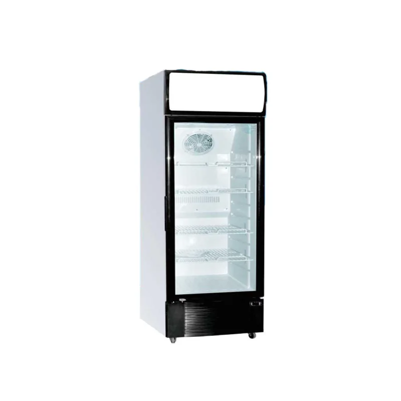 second hand glass fronted fridge