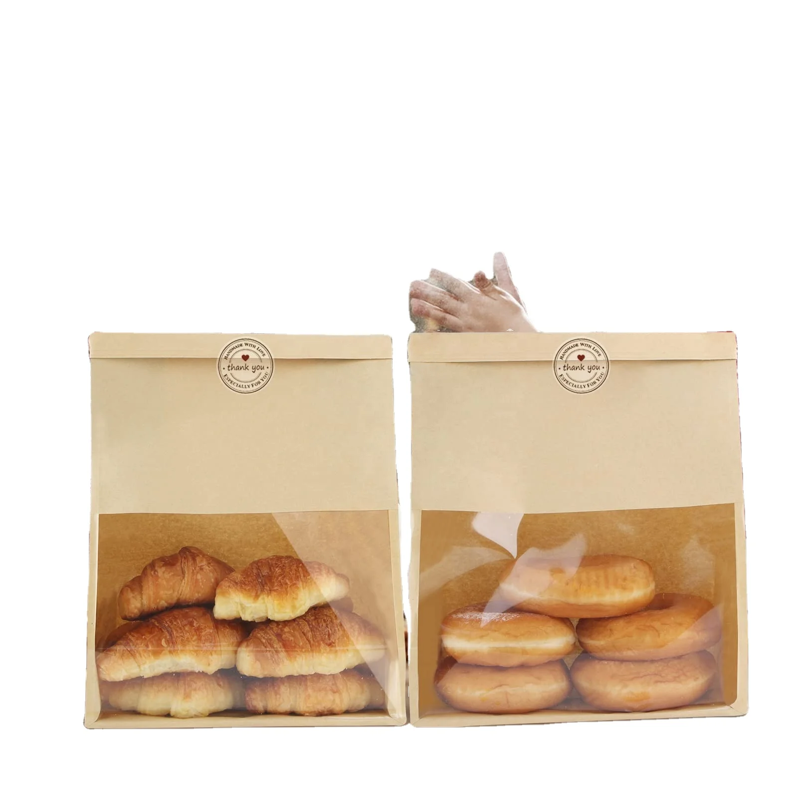 Perfect Choice Pastries Donuts Clear Window Craft Food Bread