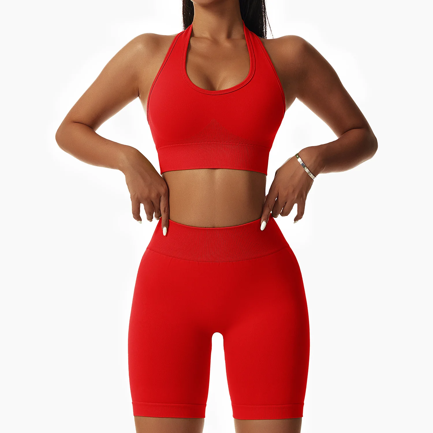 sexy design ropa deportiva mujer halter