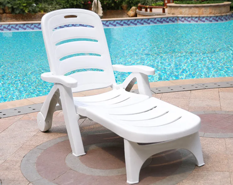 Swimming Pool Compact Folding Sun Lounger Outdoor Folding,leisure Small  Folding Beach Chair