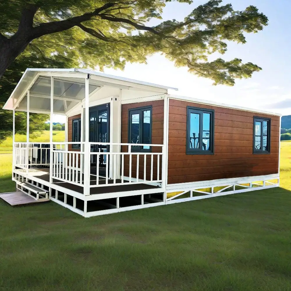 Ready-Made 20ft Expandable Container Durable Flat Pack Foldable Design for Outdoor Restaurant Use Made Steel Sandwich Panel