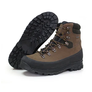 ODM OBM Custom Hiking Boots Trekking Boots Genuine Leather Sneakers with Sympatex Tech Waterproof Outdoor Shoes Coffee