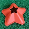 Placa con logo de estrella de cinco puntas - roja