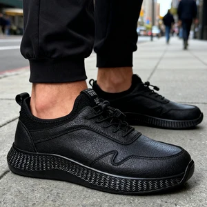 High Quality Chef Shoes Wear-resistant Rubber Outsole Industrial Safety Shoes for Men