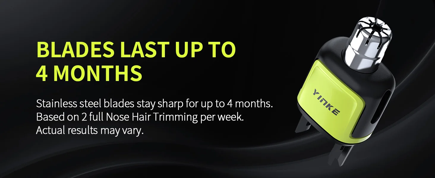 Yinke Waterproof Durable Nose Hair Trimmer Replacement Blade Head For